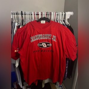 DALE EARNHARDT JR #8 BUD BUDWEISER RACING SHORT SLEEVE T-SHIRT- XL KING OF BEER
